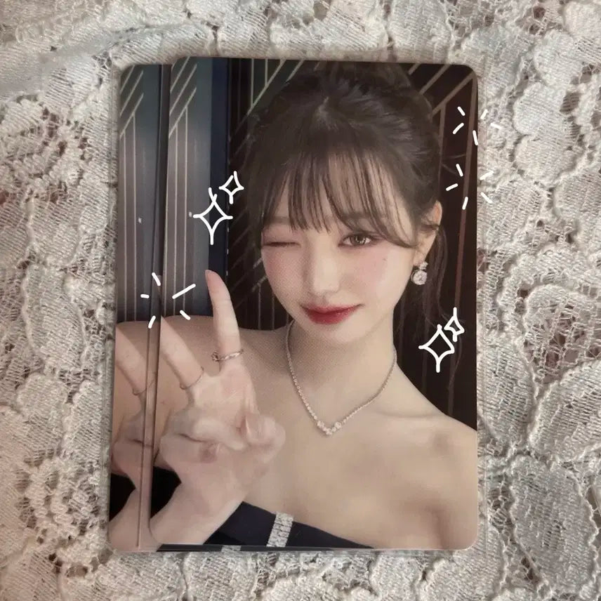 아이브 이즈위 장원영 미공포 포토카드 포카