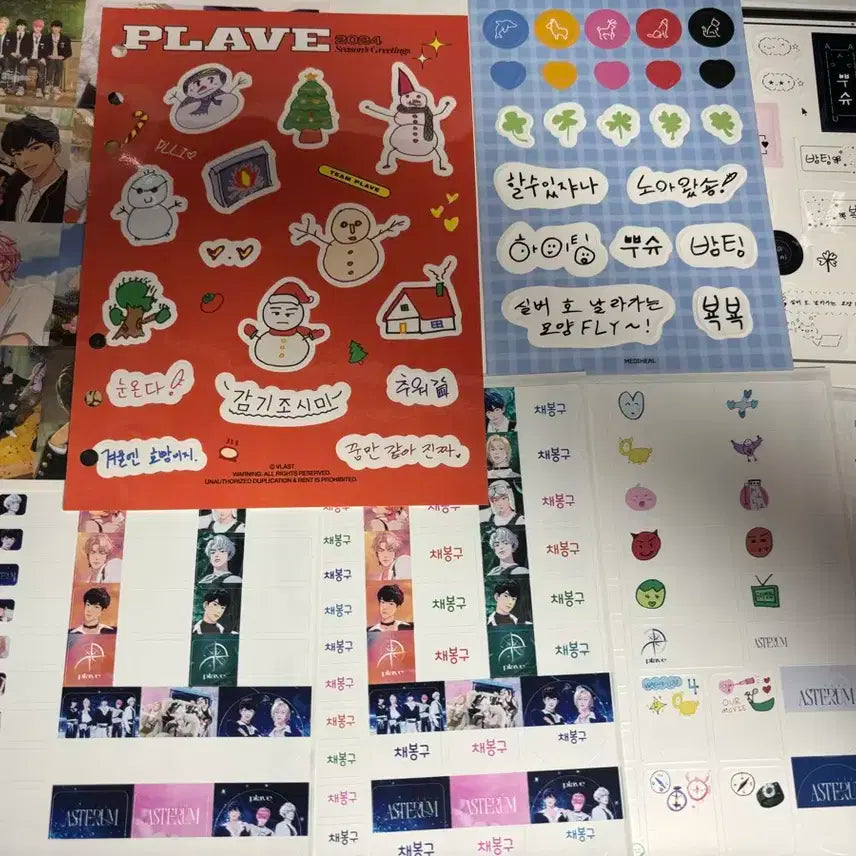 플레이브 공식 스티커 일괄양도