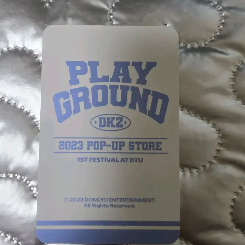 재찬포카 dkz팝업포카 playground