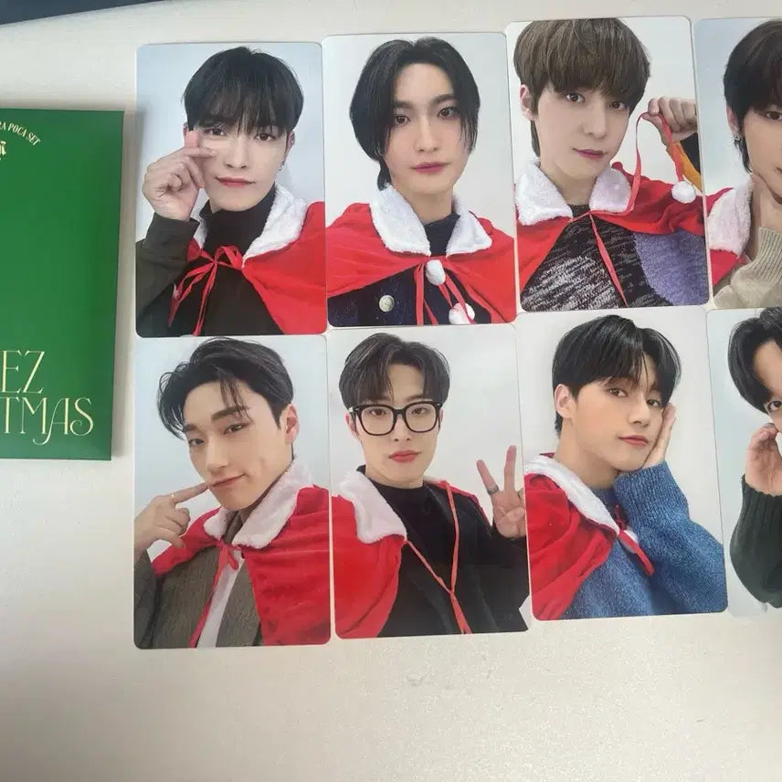 에이티즈 크리스마스 포카 포토카드 산타티즈