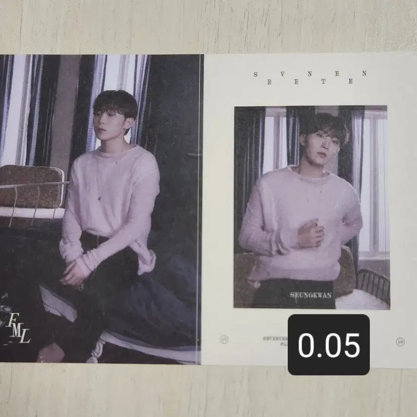 세븐틴 승관 fml 손오공 앨범구성품 스티커 양도 교환