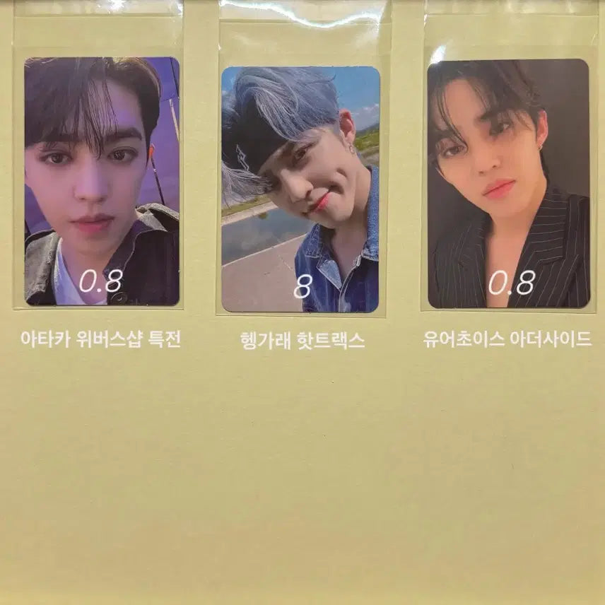 세븐틴 에스쿱스 승철 포카 헹가래 핫트랙스 특전