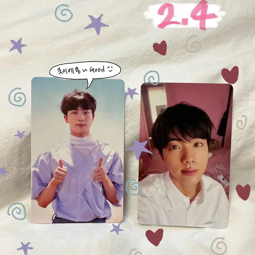 BTS 방탄 메모리즈 포카 (진 일괄)