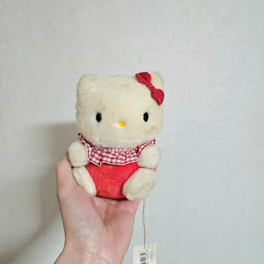 빈티지 키티딸랑이인형
