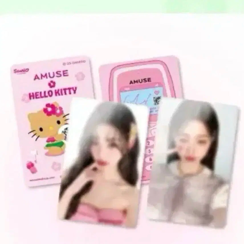 어뮤즈 장원영 태닝키티 포토카드 2종 세트