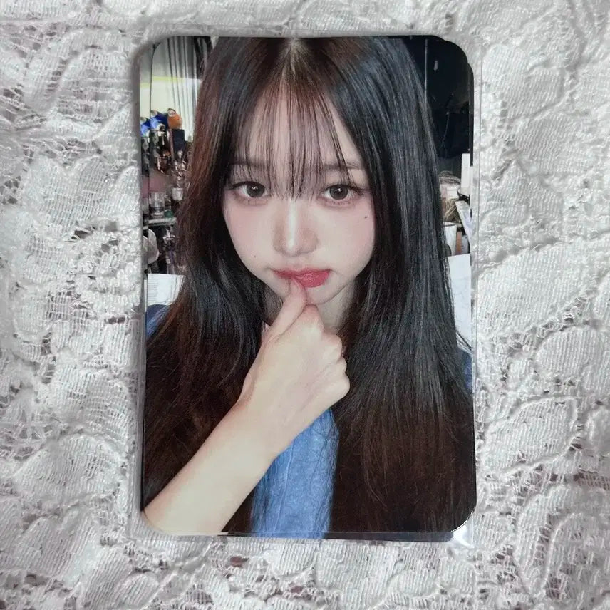 아이브 마인 애플뮤직 장원영 미공포 포토카드 포카