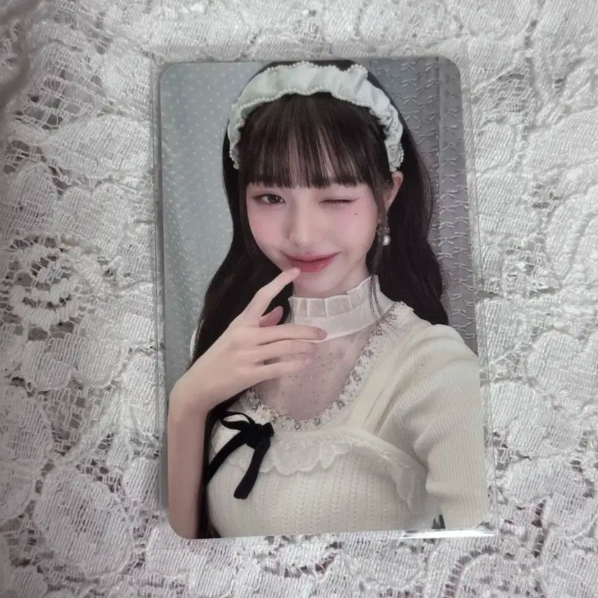아이브 2024 시그 장원영 미공포 포토카드 포카