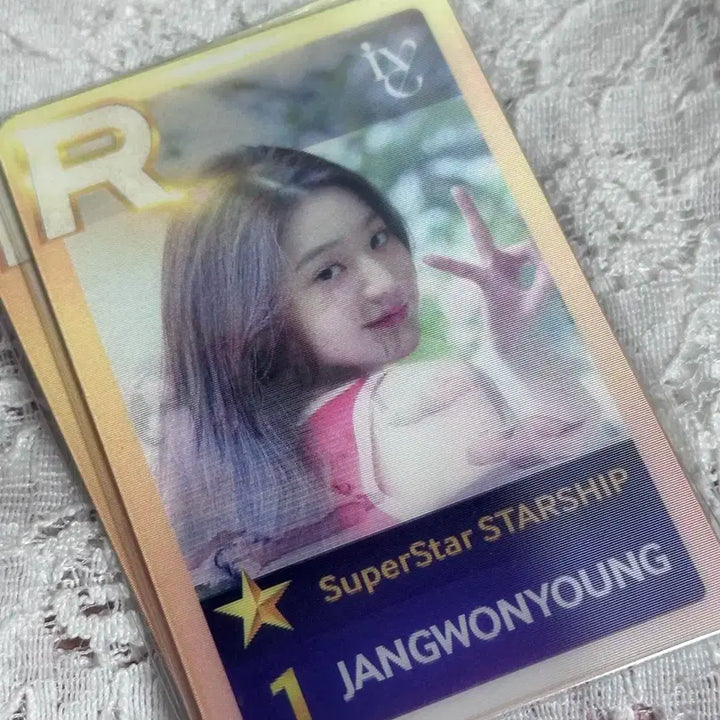 아이브 슈퍼스타스타쉽 슈스쉽 장원영 포토카드 포카