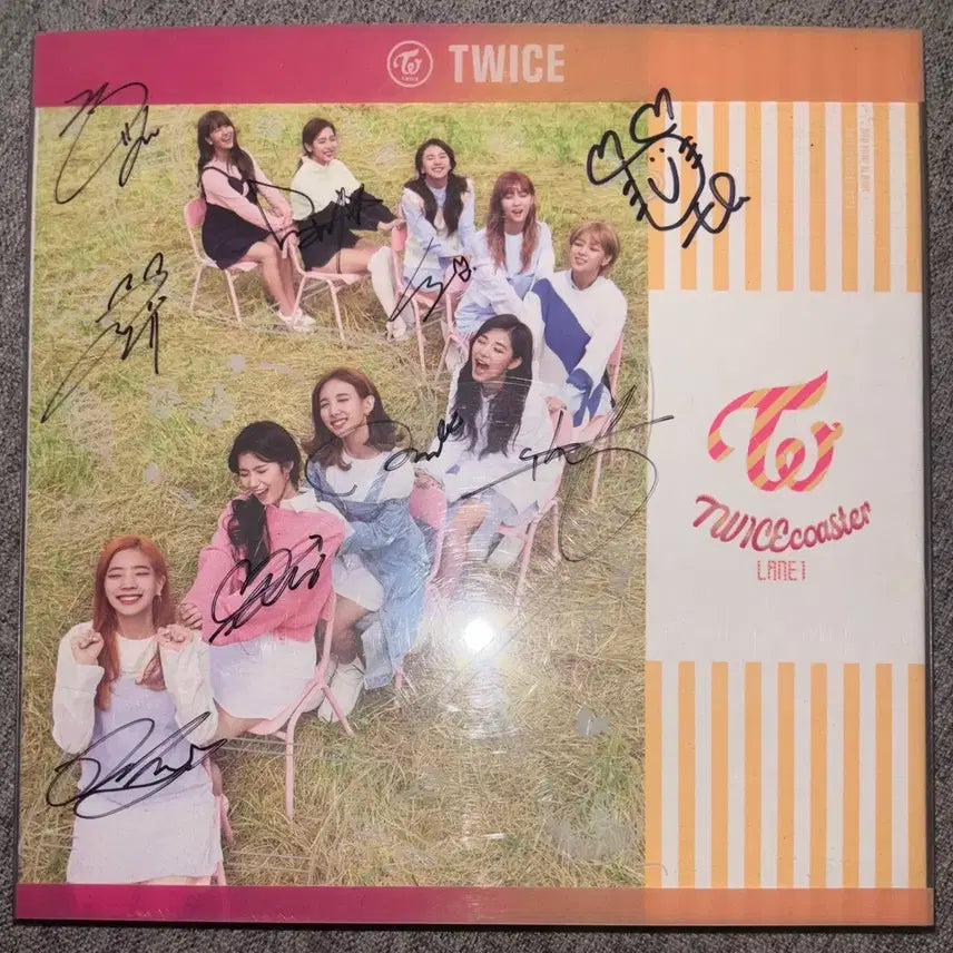 트와이스 TT 친필 싸인 비매 앨범 포카 X