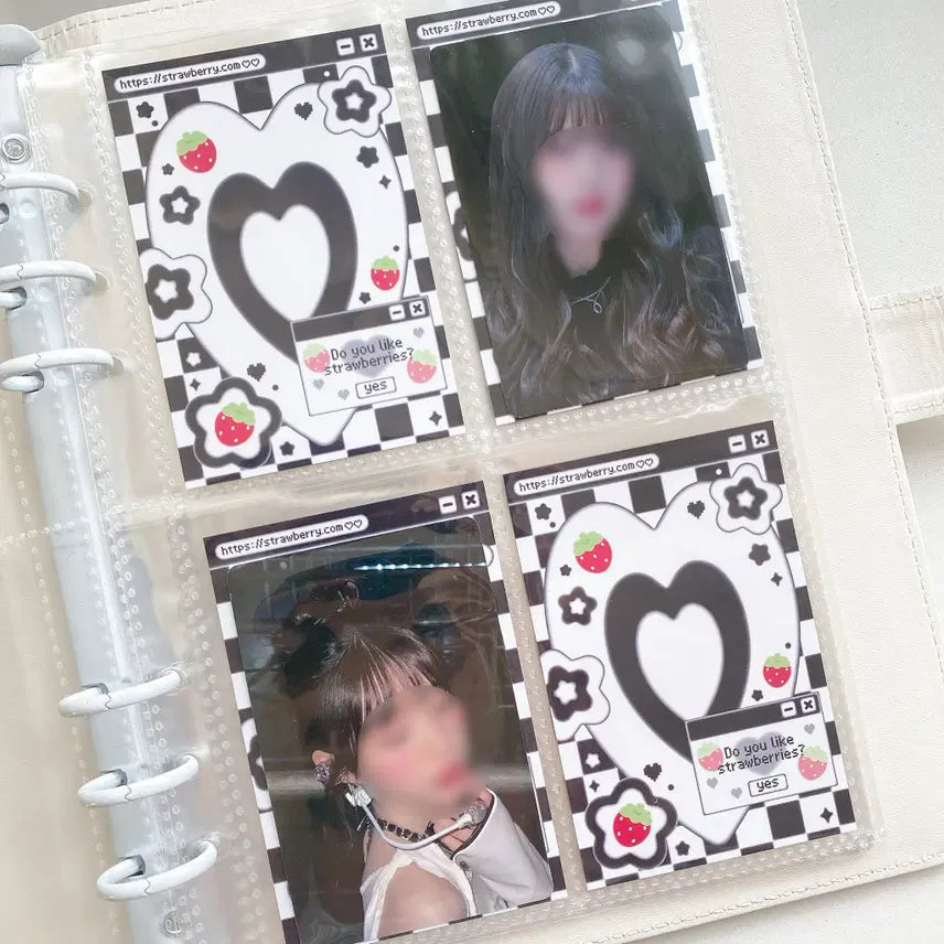 딸기닷컴 바인더대지 블랙