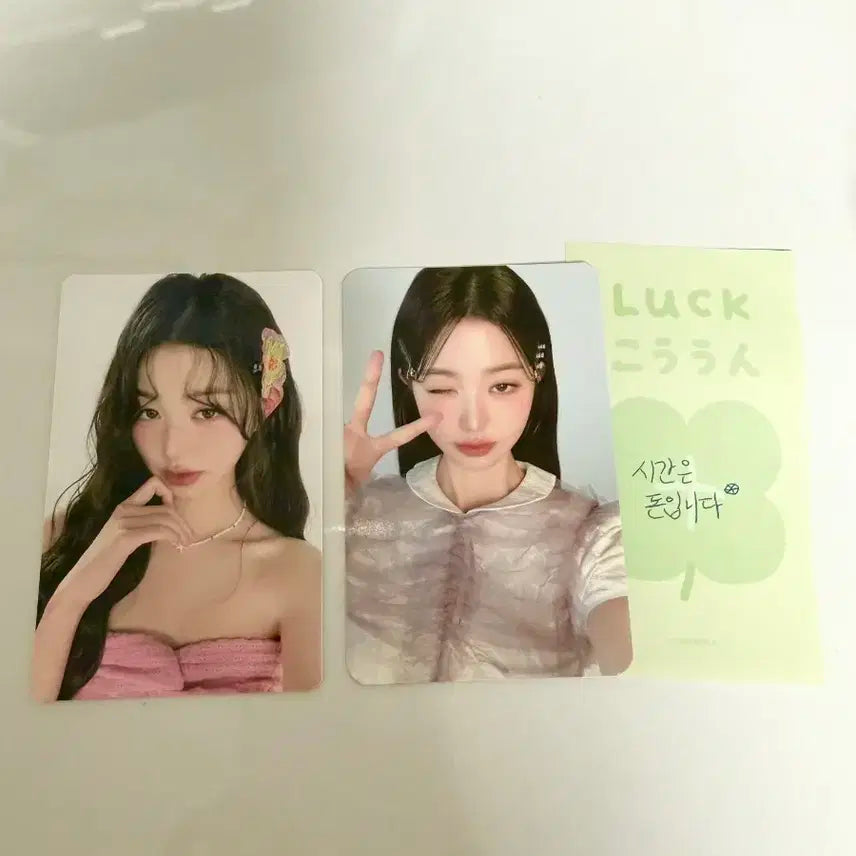 어뮤즈 장원영 포토카드 태닝 헬로키티 버전 BC버전