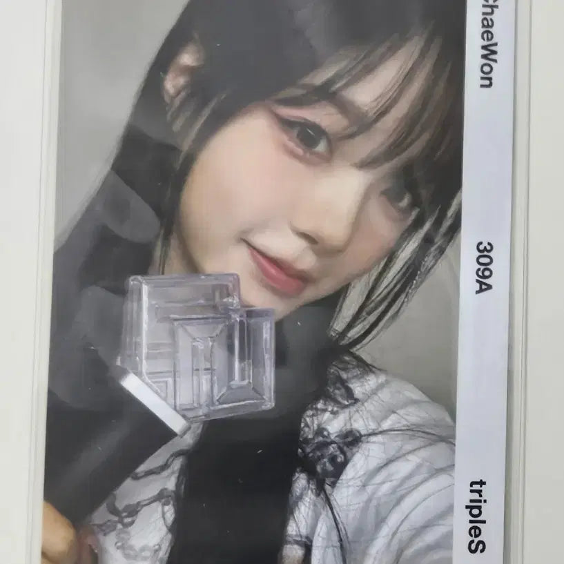 트리플에스 채원 실물 응원봉 오브젝트 옵젝 판매 양도 교환 김채원