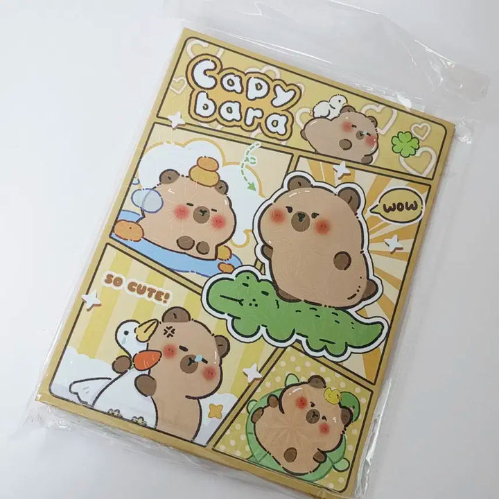 [새상품] 포카 바인더 A5 6공 하드커버 (악어 보트 카피바라)