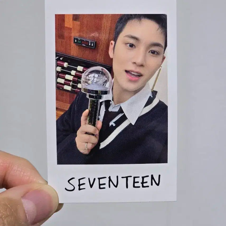 세븐틴 홀리데이 일본 팬미팅 민규 인스턴트 포카