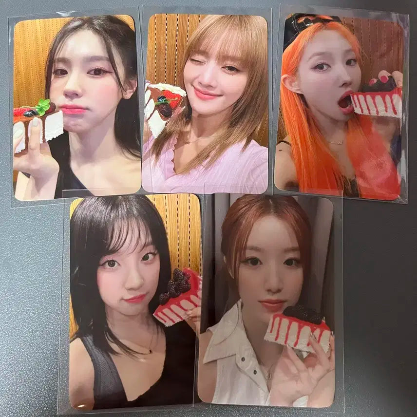 여자아이들 미니7집 isway 위드뮤 대면 미공포 포카
