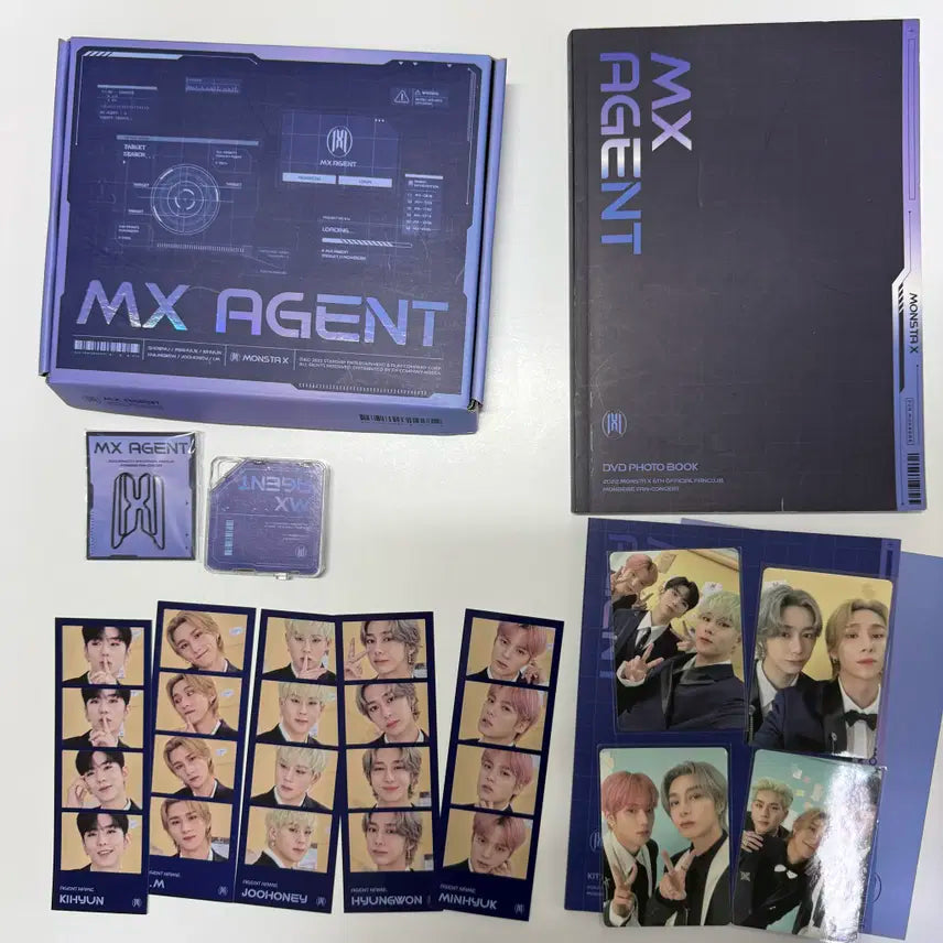 몬스타엑스 mx agent 콘서트 키트풀셋+디비디포토북