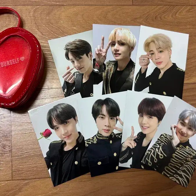 방탄소년단 BTS 코인파우치 풀셋 일본굿즈