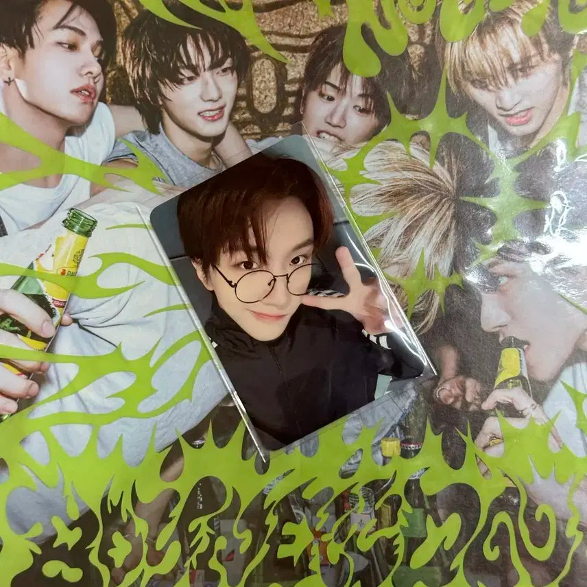 보넥도 노장르 뮤브 운학 포카 미공포 미개봉 앨범 저지 안경