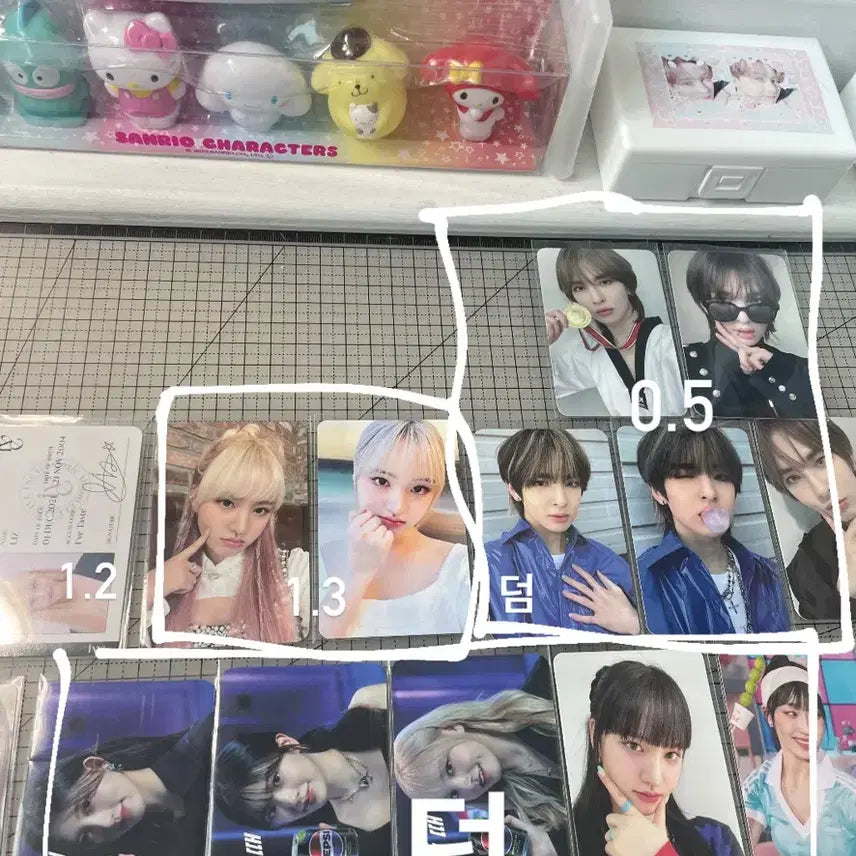 아이브 이펙스 세븐틴 투바투 포카 팔아요