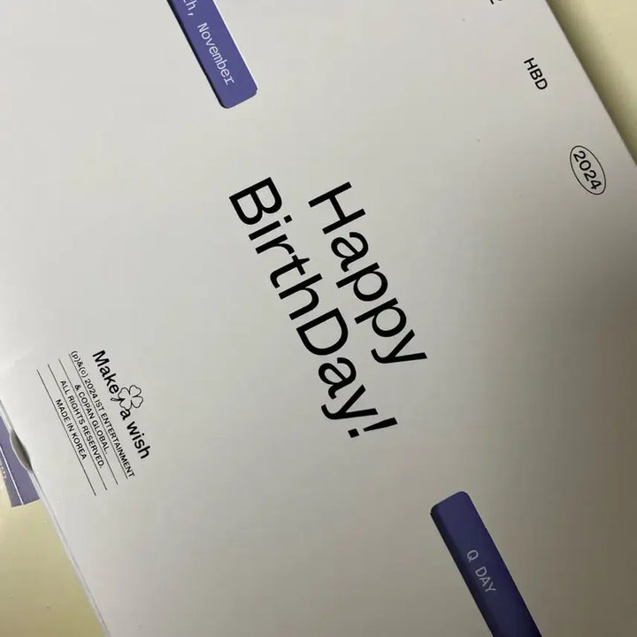 더보이즈 큐 지창민 생일키트