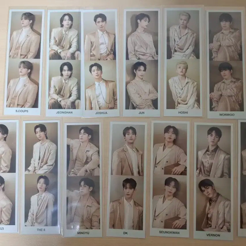 세븐틴 2컷 포토 사진 세트 트레카