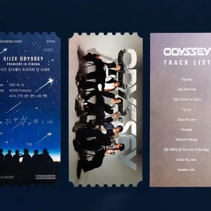 미개봉) 라이즈 오디세이 시네마 메가박스 오리지널 티켓