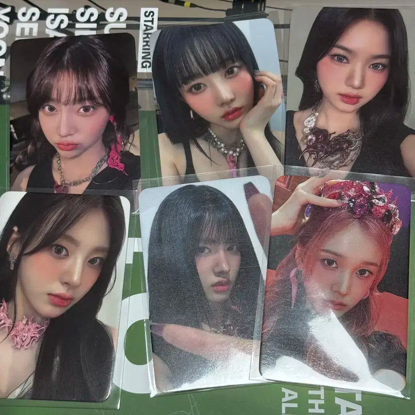 스테이씨  STAYC 메타모르픽 애플뮤직 쇼케이스 포카 6멤셋