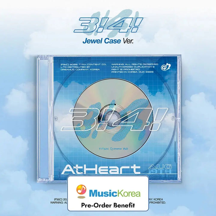 [Pre-Order] AtHeart - Single Album 3!4! (Jewel Case Ver.) + Pre-Order Benefit