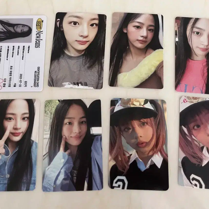 뉴진스 포카 8장 일괄