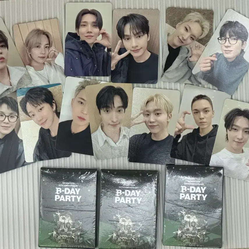 세븐틴 B-DAY PARTY 10주년 스탬프 투어 포카 양도