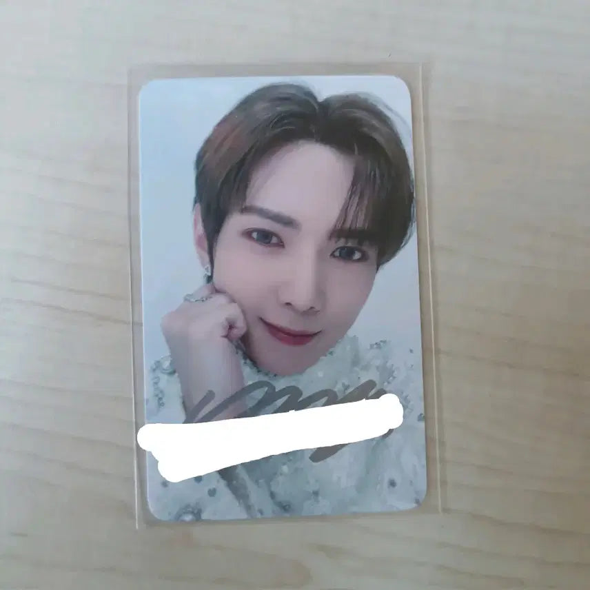 에이티즈 towards the light 여상 싸인 포카