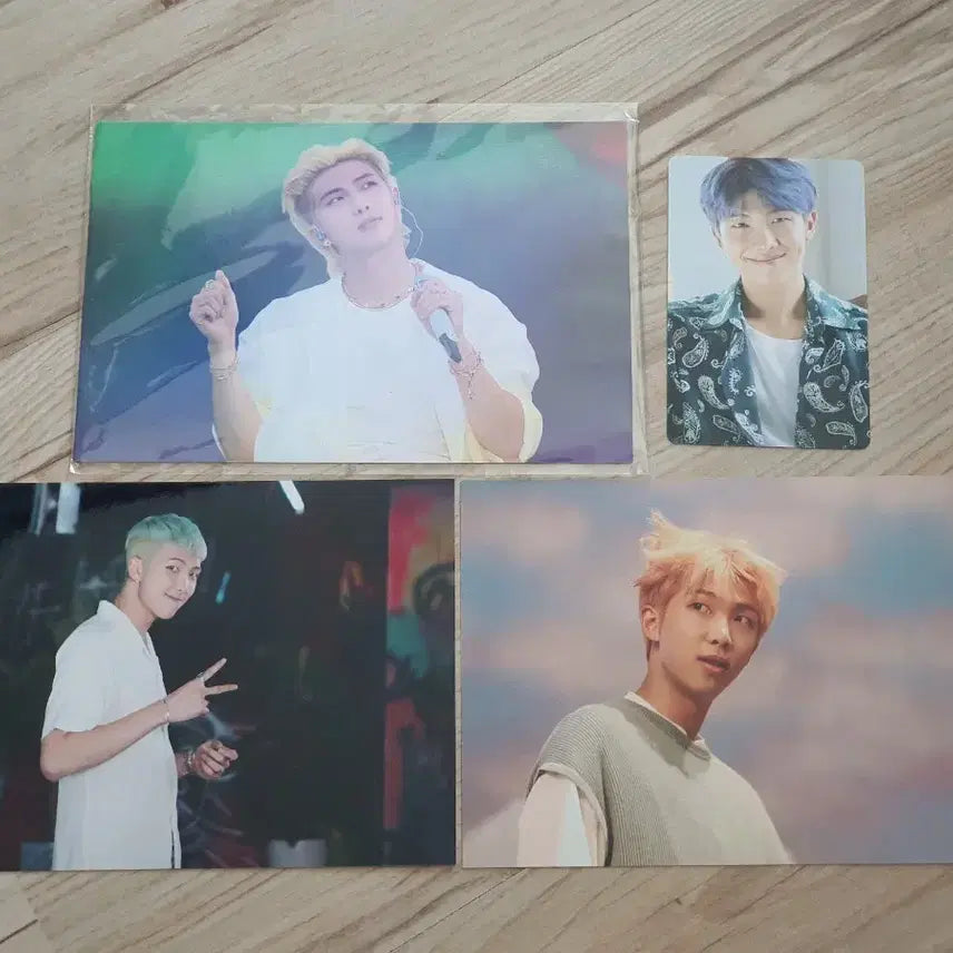 남준 인화사진과 소우주 엽서 스티커와 21시그 구성품
