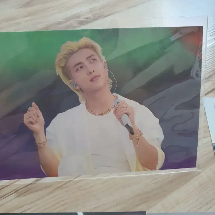 남준 인화사진과 소우주 엽서 스티커와 21시그 구성품