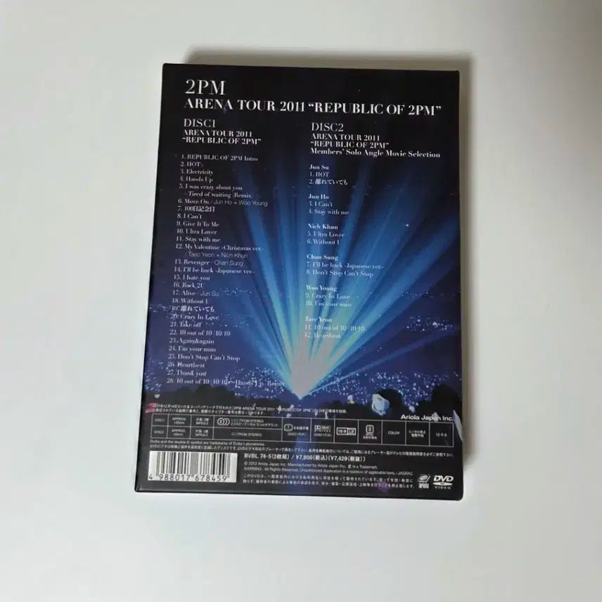 (초회한정)REPUBLIC OF 2PM 콘서트dvd