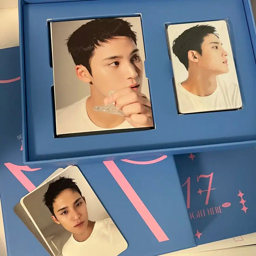 세븐틴 민규 캐럿반 17 IS RIGHT HERE 앨범 풀세트