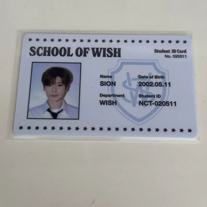 스쿨오브위시 시온 학생증 아이디카드 포카 콜북