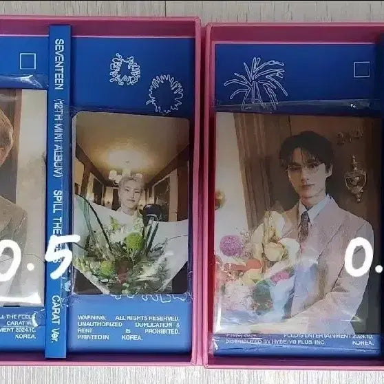 세븐틴 캐럿반 양도 풀셋미개봉 호시 준 디에잇 민규 버논