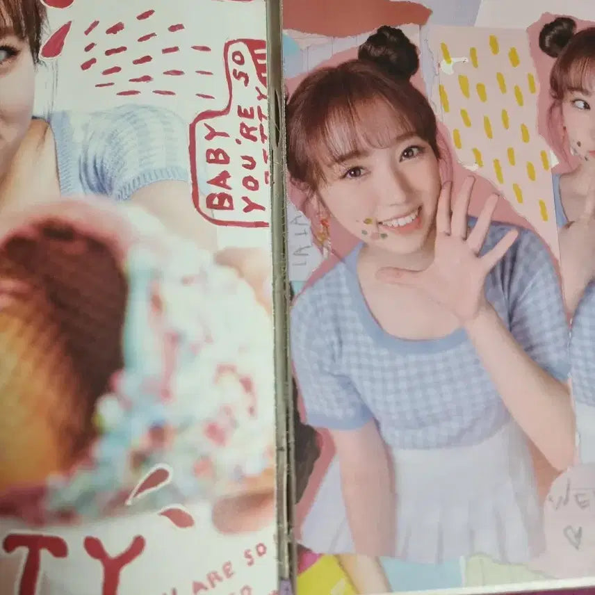 아이즈원 워너릭다이어리 일기 개봉 앨범