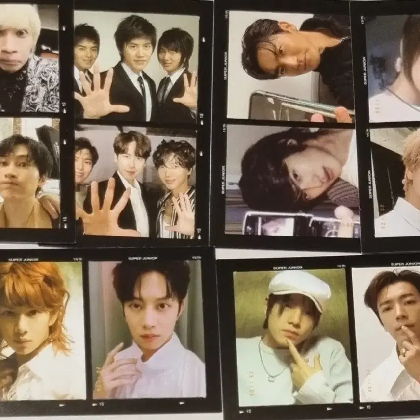 슈퍼주니어 포카 15주년 스티커 일괄