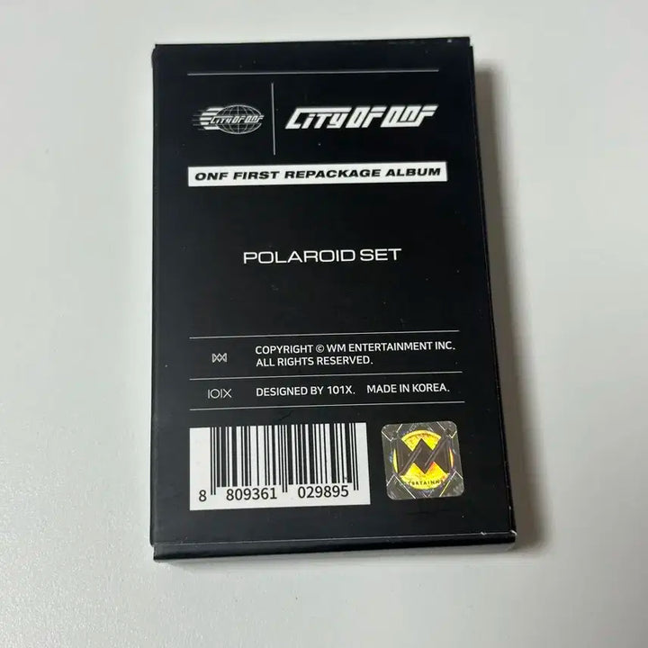 온앤오프 CITY OF ONF 폴라로이드세트