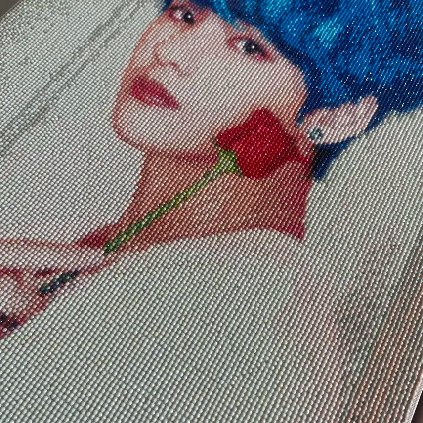BTS 방탄 슈가+뷔 v 다이아몬드 페인팅 액자 일괄