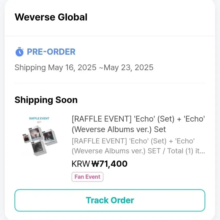 BTS Jin 'Echo' set