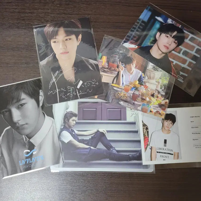 인피니트 엘 명수 김명수 앨범 시그 팬미팅 럭드 위버스 포카 일괄