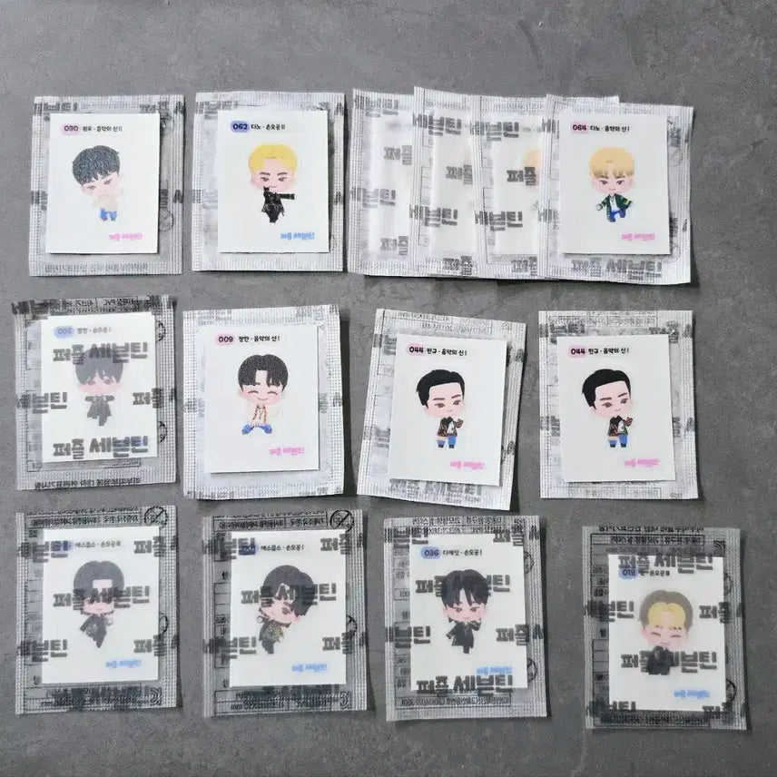 세븐틴 띠부실 14개 일괄 Puzzle Seventeen bread