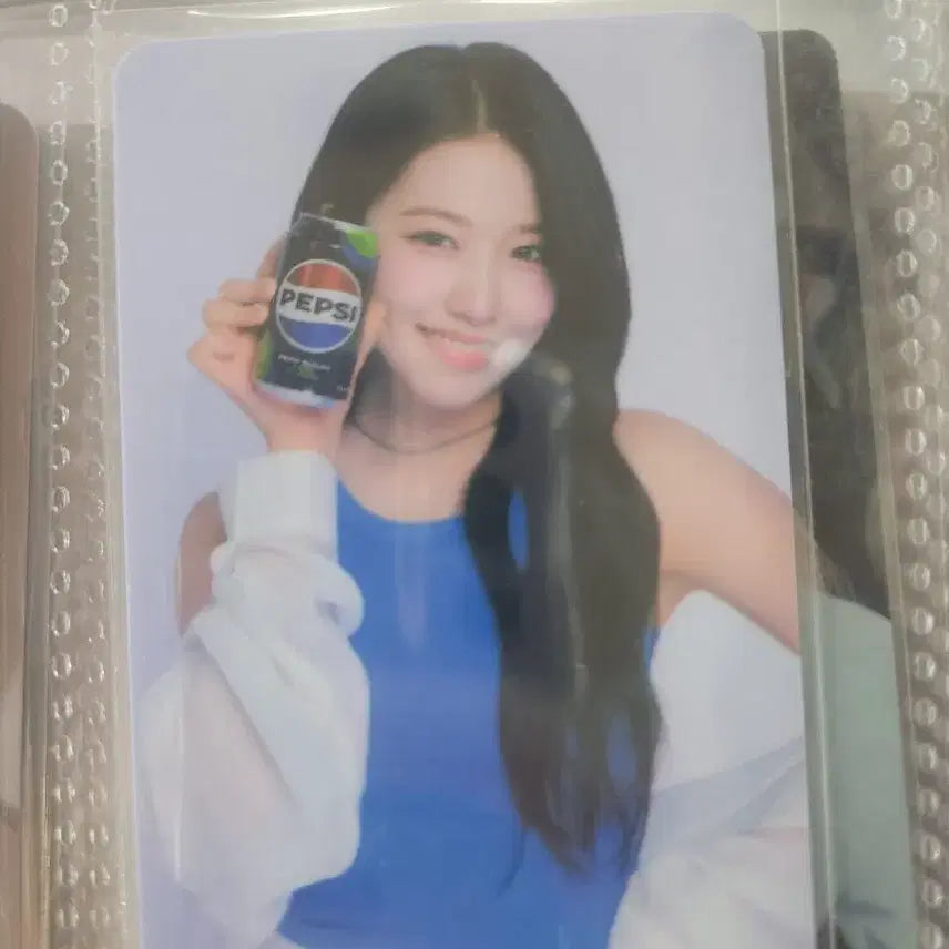 아이브 유진 펩시 광고포카