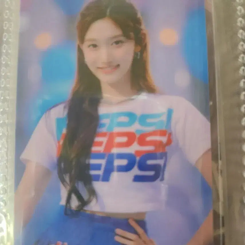 아이브 이서 펩시 광고포카