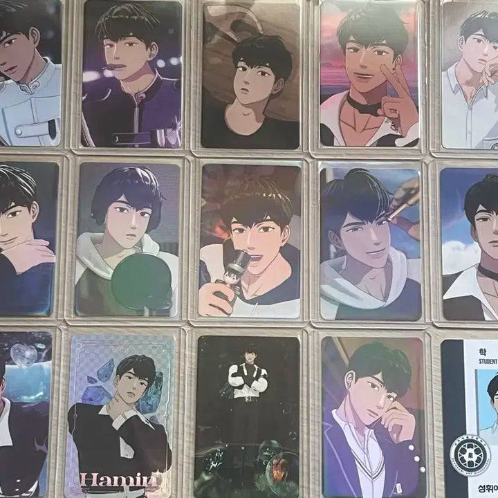 플레이브 유하민 포카 키링 굿즈 일괄