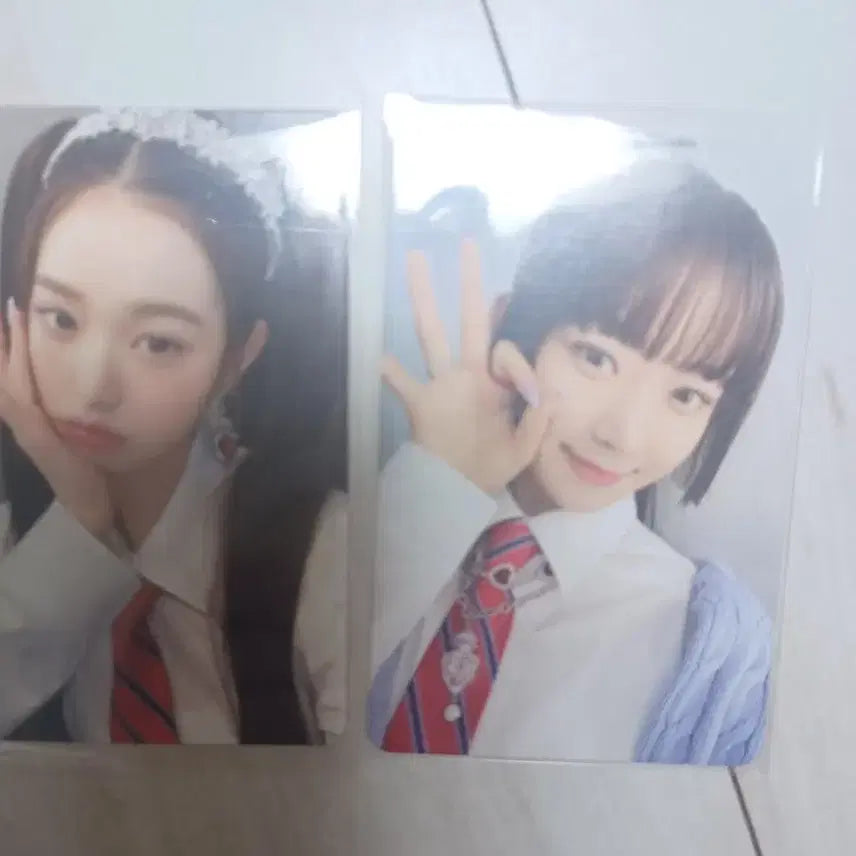 러브다이브 교복 레이 원영 포토카드