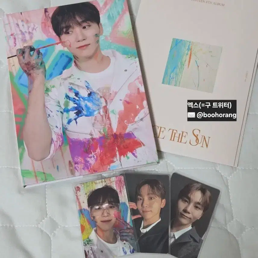 세븐틴 페더썬 캐럿반 승관 포카 바인더 양도