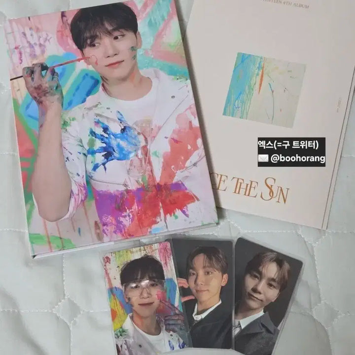 세븐틴 페더썬 캐럿반 승관 포카 바인더 양도